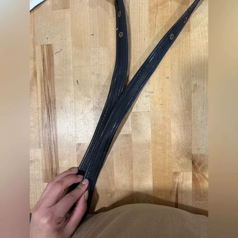 Coach Bag Legacy in Black Leather Saddle Bag Crossbody 9965 - Picture 10 of 11